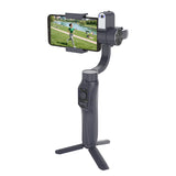 Go-Des GD-F10 Pro 360 AI Auto Face Tracking Phone 3 Axis Gimbal Mobile Phone Anti-shake Stabilizer Tripod Handheld