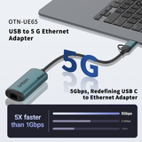 Go-Des GD-6873 USB to 5G Network Adapter Ultra-Fast 5Gbps SA/NSA Dual-Mode Ethernet Wired External Interface