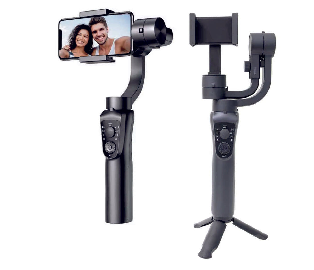 Go-Des GD-S5B 3 Axis Gimbal Stabilizers Upgraded for Mobile and Action Camera with Long Lifetime 360°